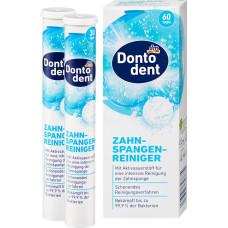 Dontodent Braces Cleaning Tablets, 60 pieces